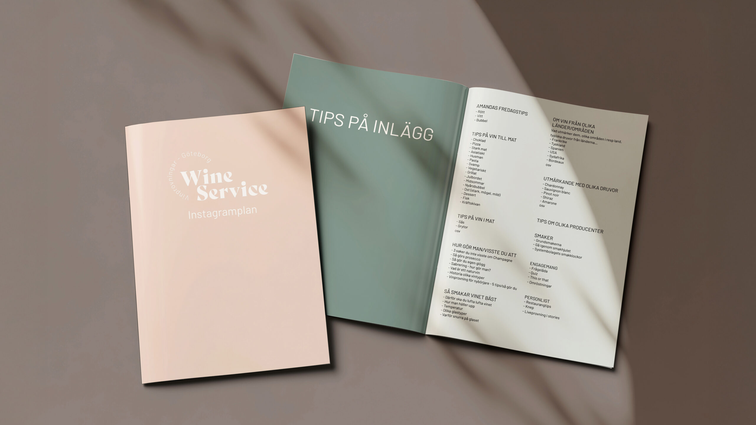Strategi mockup brun